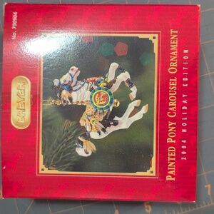 2004 Breyer Holiday Edition Painted Pony Carousel Ornament 700904